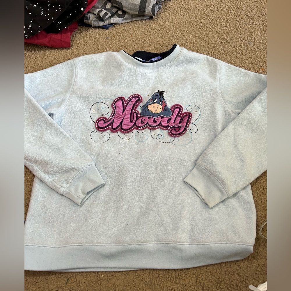 Vintage Eeyore Moody Fleece Sweatshirt